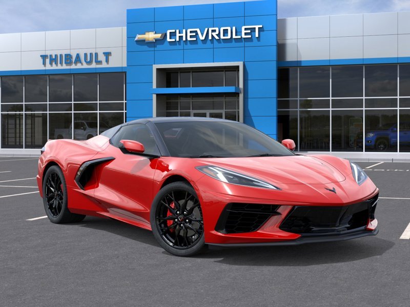 CHEVROLET CORVETTE Stingray cabriolet 2 portes avec 1LT 2027 Rouge Sherbrooke - photo #6