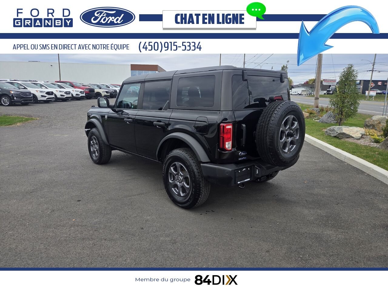 Ford Bronco 2023 Noir Granby - photo #4
