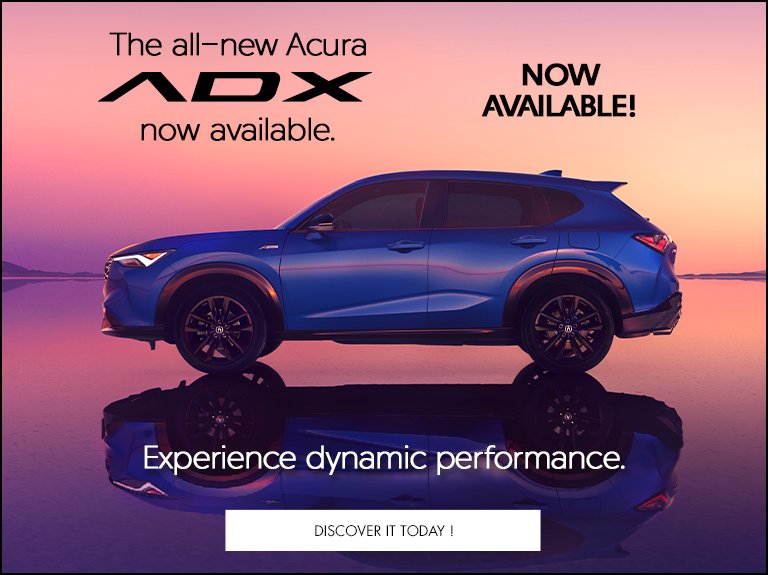 Acura plus blainville ADX 2025 accueil mars