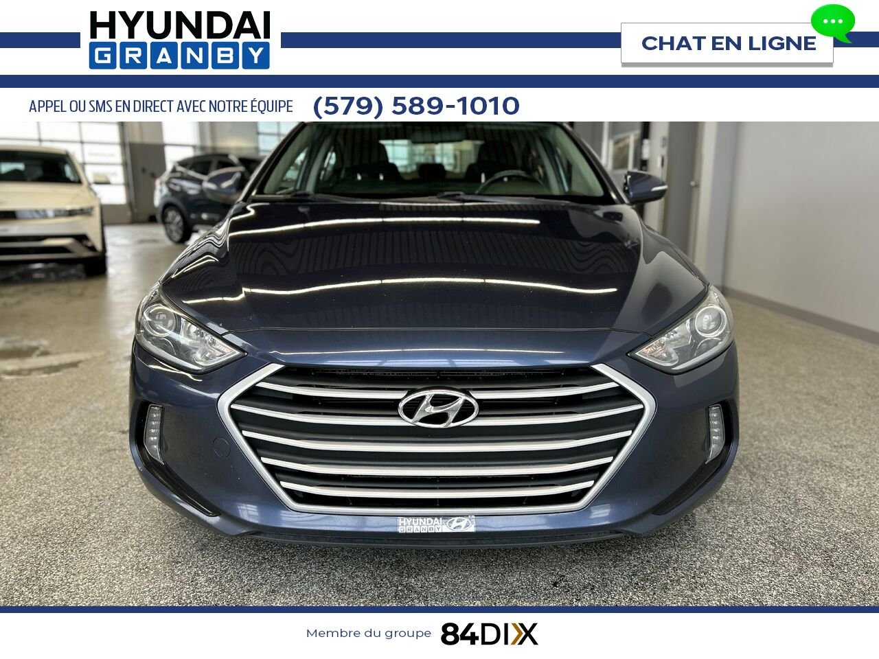 2018 Hyundai Elantra Blue Granby - photo #2