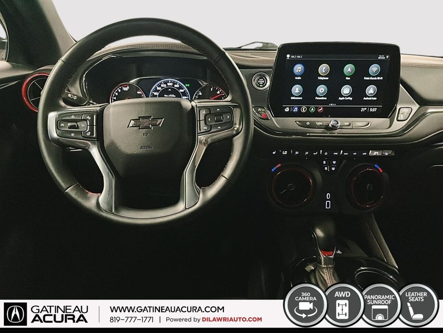 Chevrolet Blazer *** UN PROPRIO + CLEAN CARFAX + BAS KILOMÉTRAGE*** 2023 Noir
