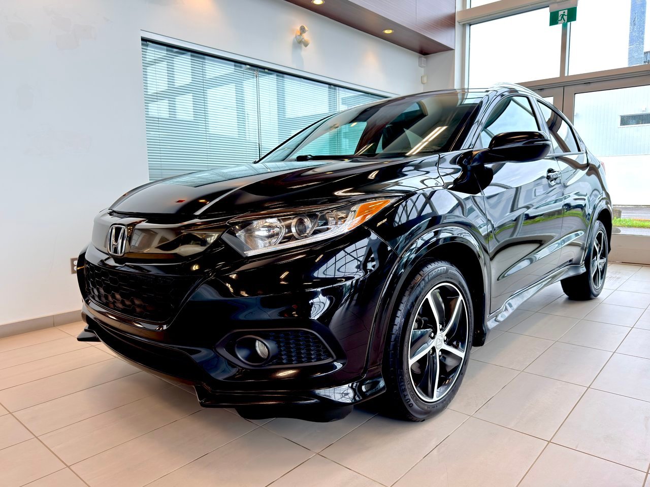 Honda HR-V 2021 Noir Notre-Dame-des-Prairies - photo #3