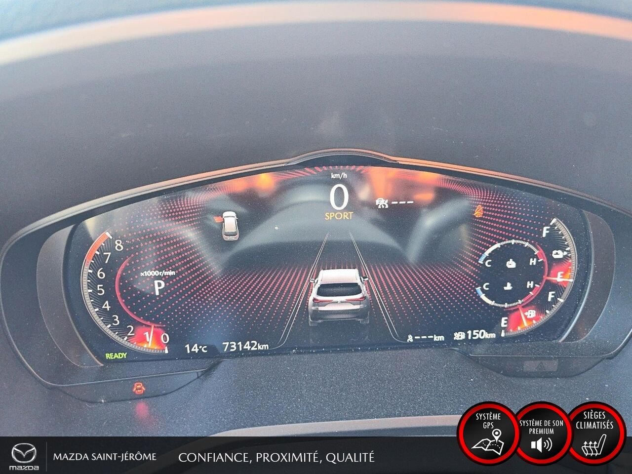 2024 Mazda CX-90 hybride rechargeable GT | TOIT OUVRANT | CUIR | AWD | Black Saint-Jérôme - photo #14