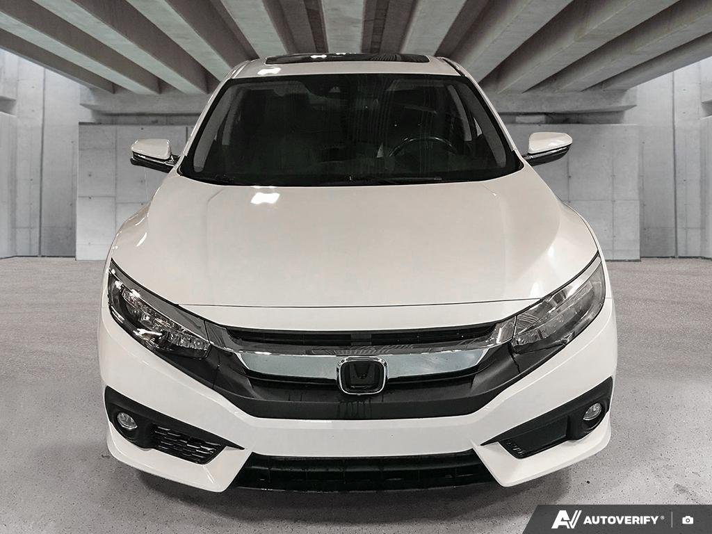 2018 Honda Civic Sedan 254129A | Touring White Edmonton - photo #1