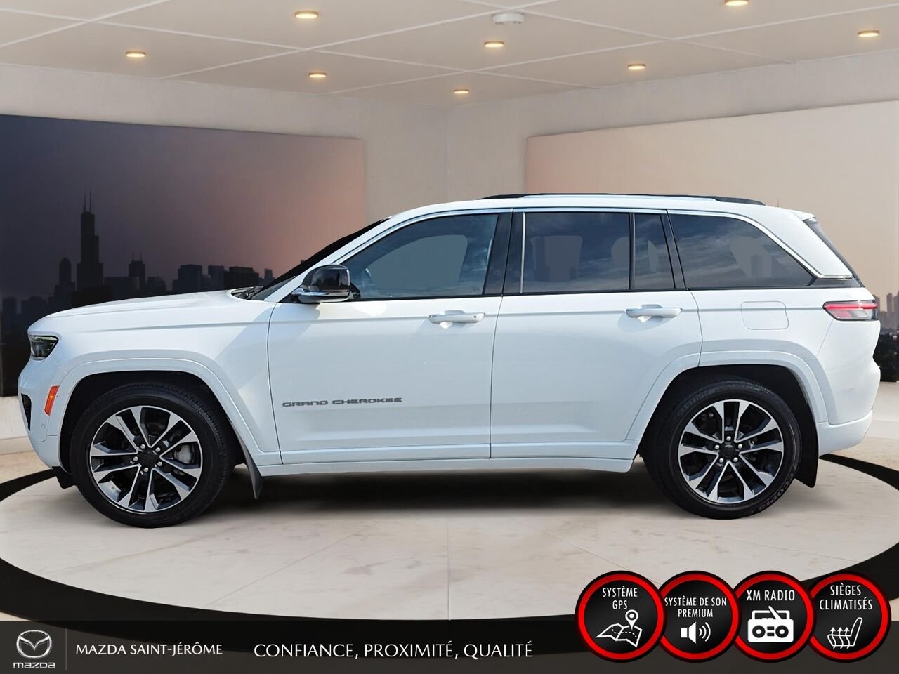 2023 Jeep Grand Cherokee Overland | TOIT PANORAMIQUE | CUIR | 4X4 | White Saint-Jérôme - photo #10
