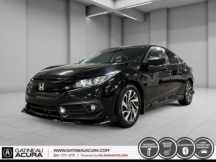 2018 Honda Civic SE Black