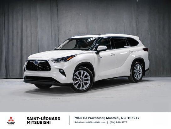Toyota Highlander HYBRID LIMITED AWD 2021 Blanc