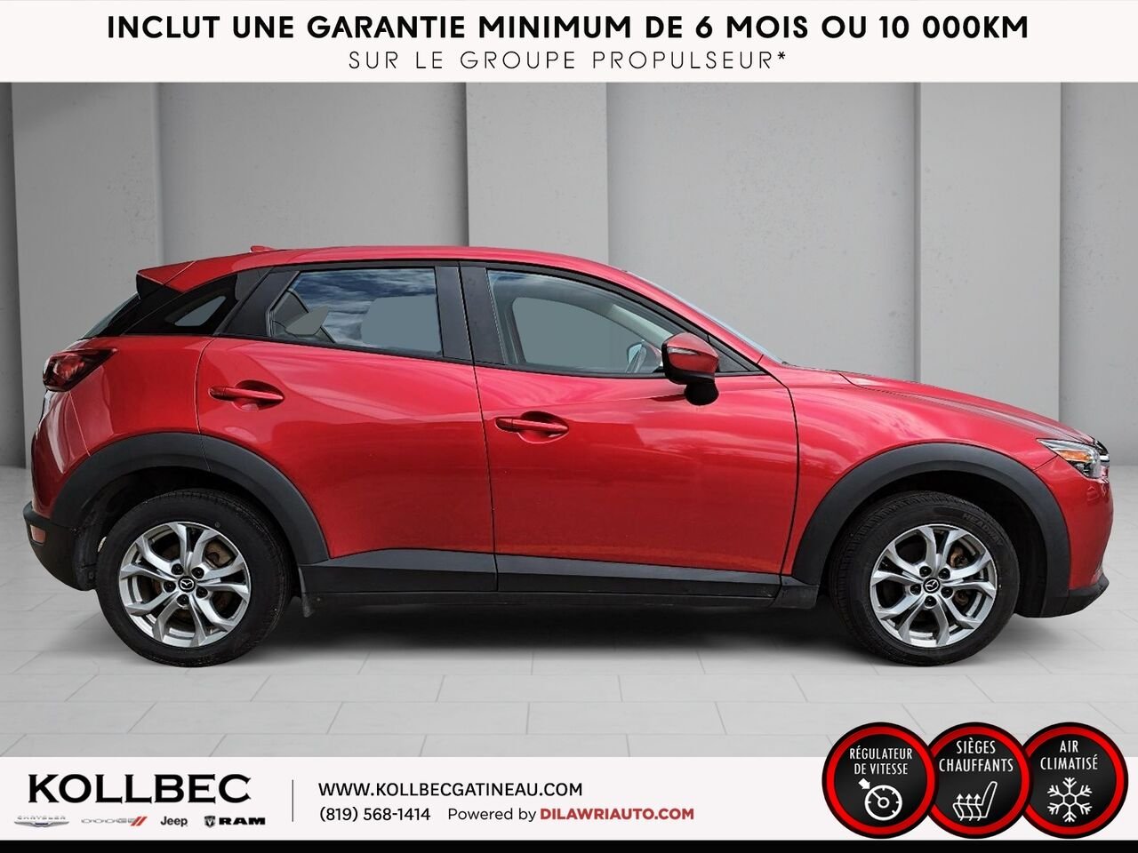 2016 MAZDA CX-3 GS FWD Red Ottawa & Gatineau - photo #13