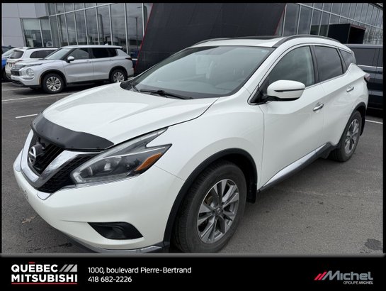 Nissan Murano SV Awd, Toit pano, Volant chauffant 2018 Blanc