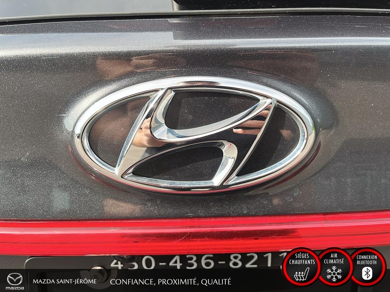 Hyundai Santa Fe Preferred TI avec ensemble Trend | TOIT PANO | CUIR | AWD | 2023 Gris Saint-Jérôme - photo #7