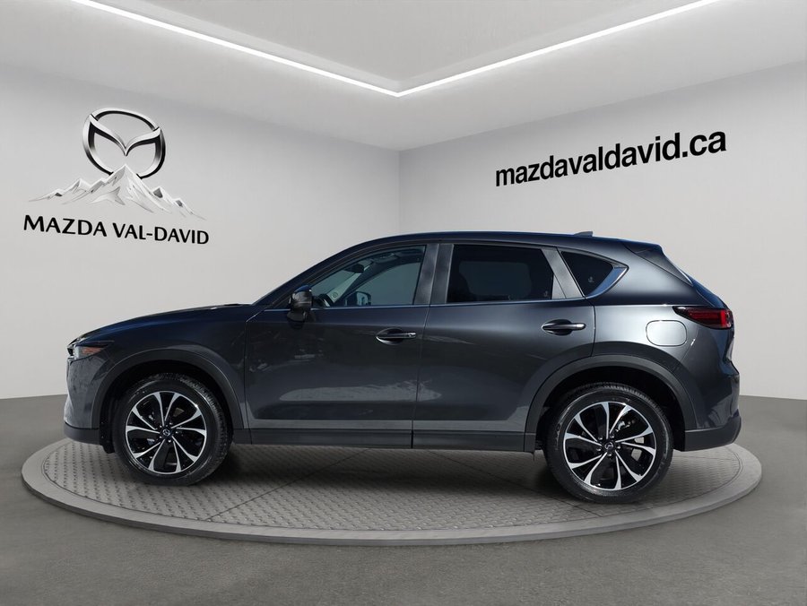 2025 Mazda CX-5 Gs, awd, Toit ouvrant, volant et rétroviseurs chauffants, hayon électrique Polymetal Metallic