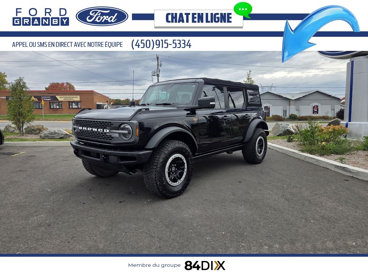 Ford Bronco 2021 Noir Granby - photo #2