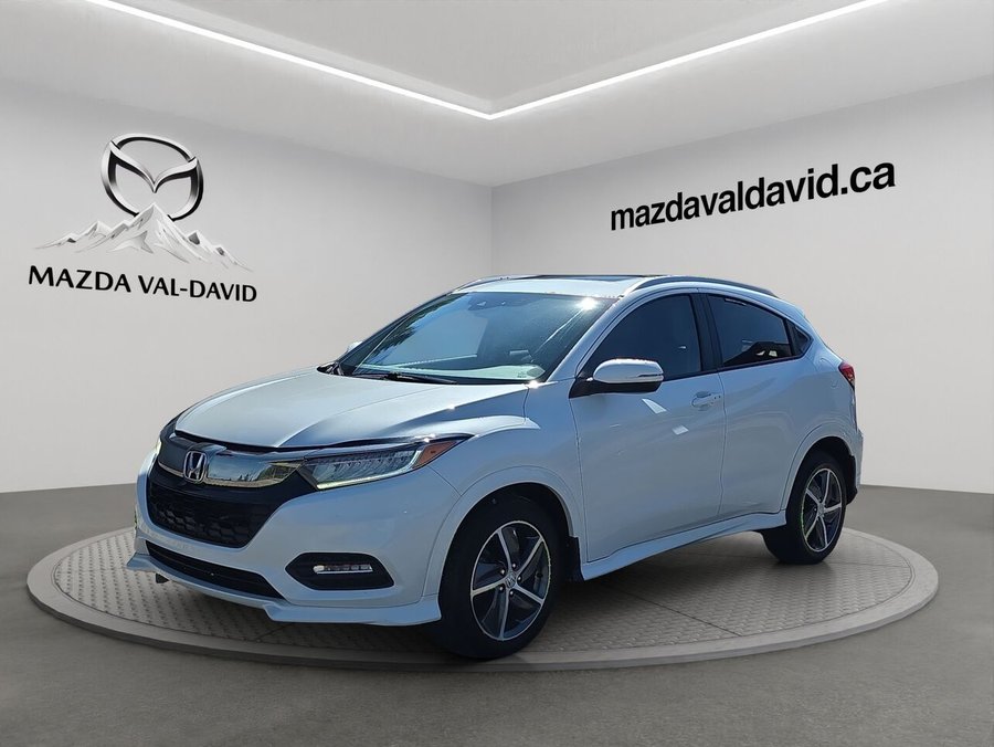 Honda HR-V Touring TI CVT, Navigation, Toit ouvrant, Démarreur à distance 2021 Blanc