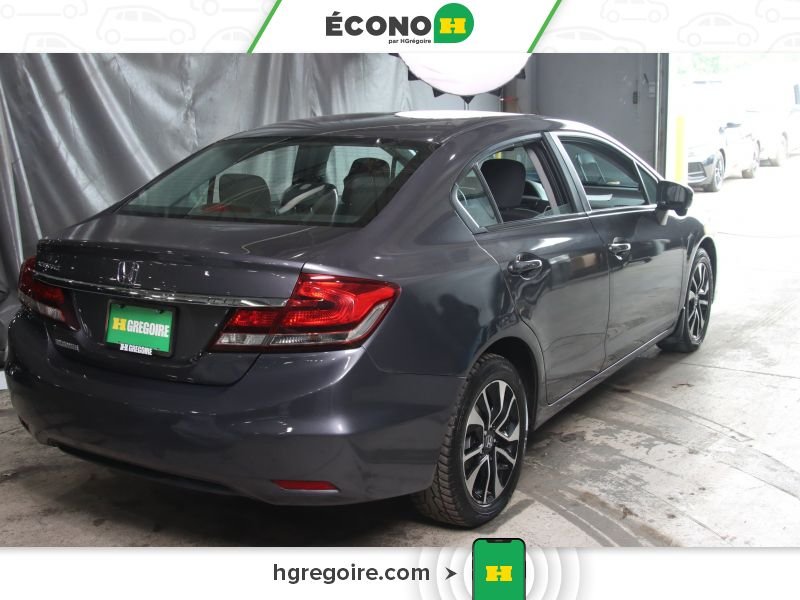 Honda Civic 821030 | EX AUTO A/C TOIT GR ELECT MAGS CAM RECUL 2015 Gris Laval - photo #6