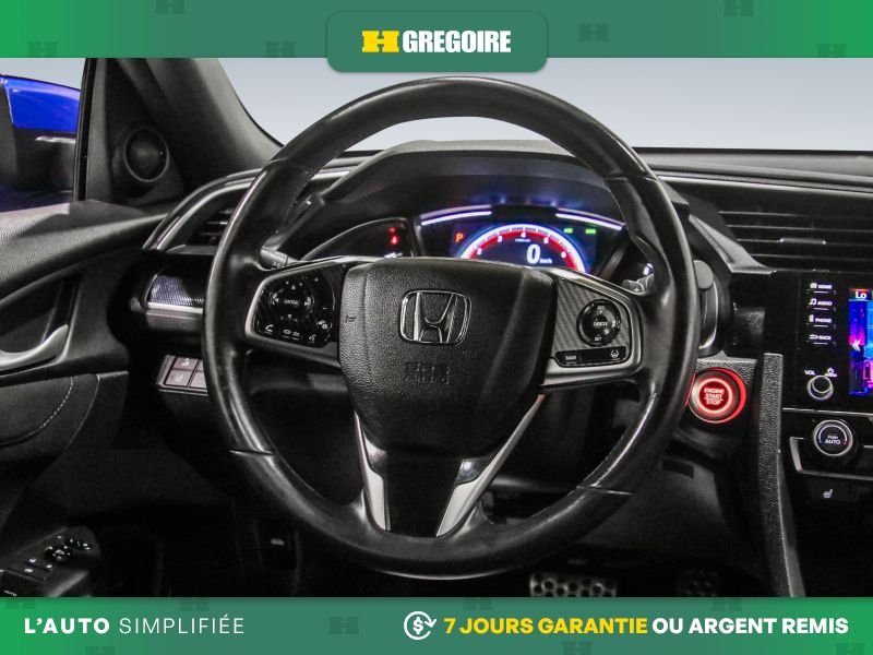 Honda Civic 822259 | Sport AUTO AC CUIR TOIT GR ELECT MAGS CAM RECUL BL 2019 Bleu Laval - photo #19