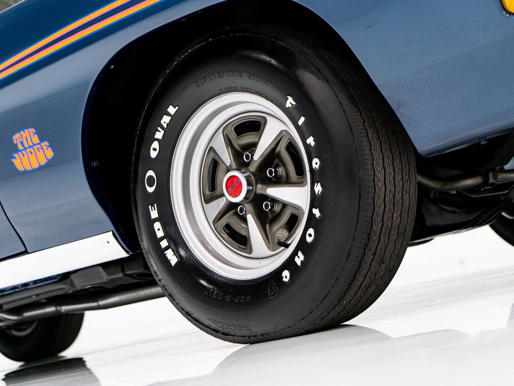 Pontiac GTO The Judge Matching# Ram Air III 4-speed **PRIX EN USD** 1970 Bleu Montréal - photo #41