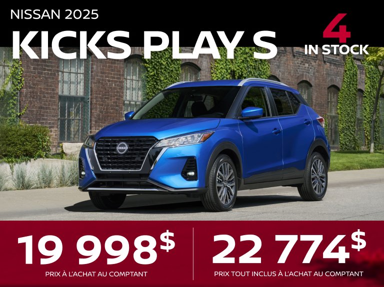 Nissan st eustache Accueil avril KICKS PLAY