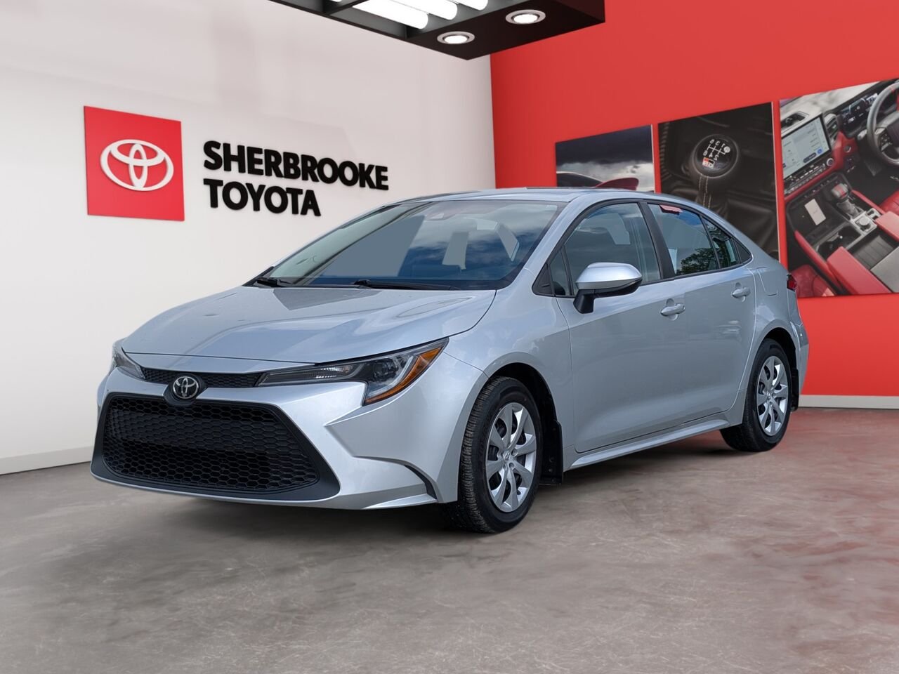 Toyota Corolla LE/SIÈGES CHAUFFANTS/CAMÉRA DE RECUL/BLUETOOTH/AC/ 2021 Argent Sherbrooke - photo #0