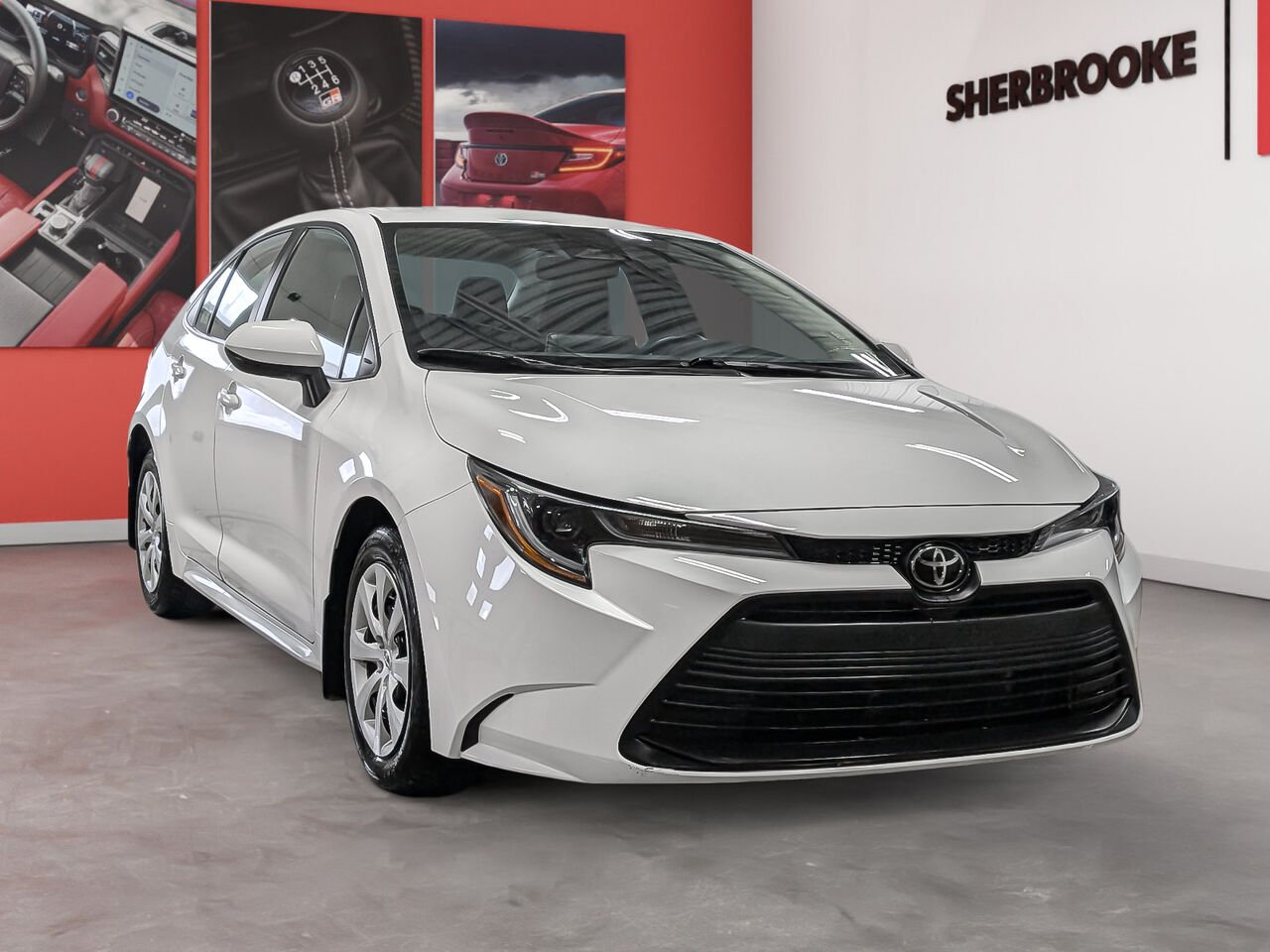 2023 Toyota Corolla 5YFB4MDE0PP005399 White Sherbrooke - photo #1