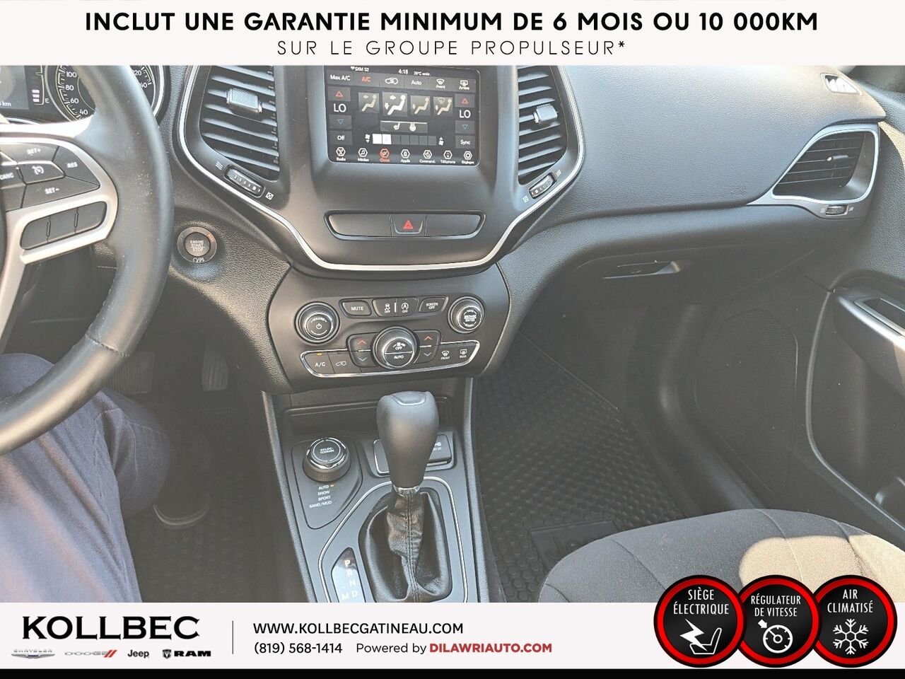 JEEP CHEROKEE 261101 | North 4x4 2019 Blanc Gatineau - photo #2