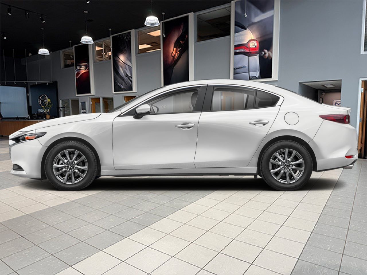 MAZDA Mazda3 2026 Blanc neige nacré Notre-Dame-des-Prairies - photo #1