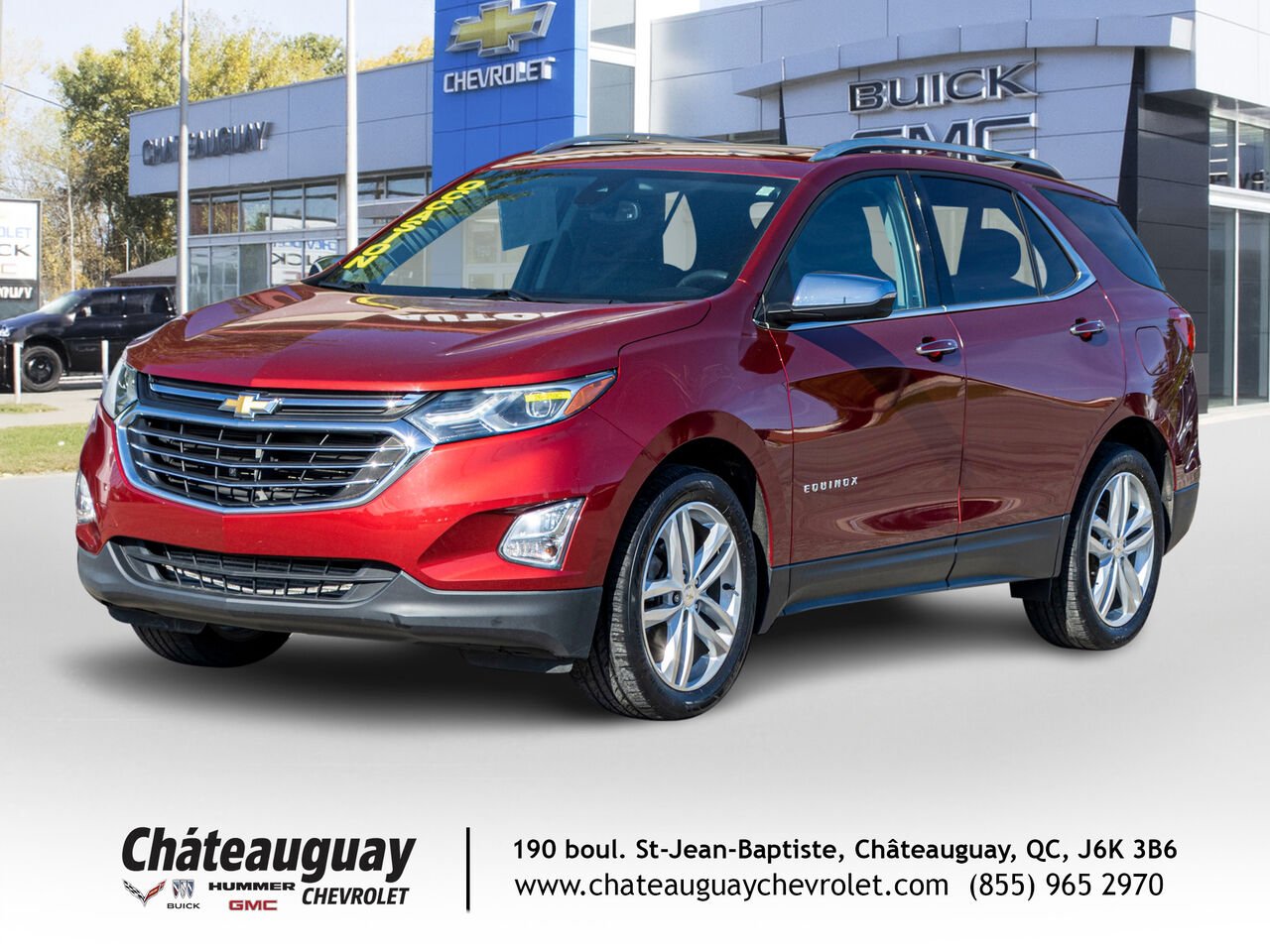Chevrolet Equinox Premier 4 portes TI avec 1LZ 2018 Rouge Châteauguay - photo #0