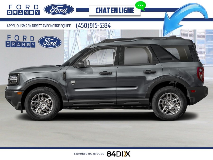 Ford Bronco Sport Big Bend 4x4 2026 Gris carbonisé métallisé