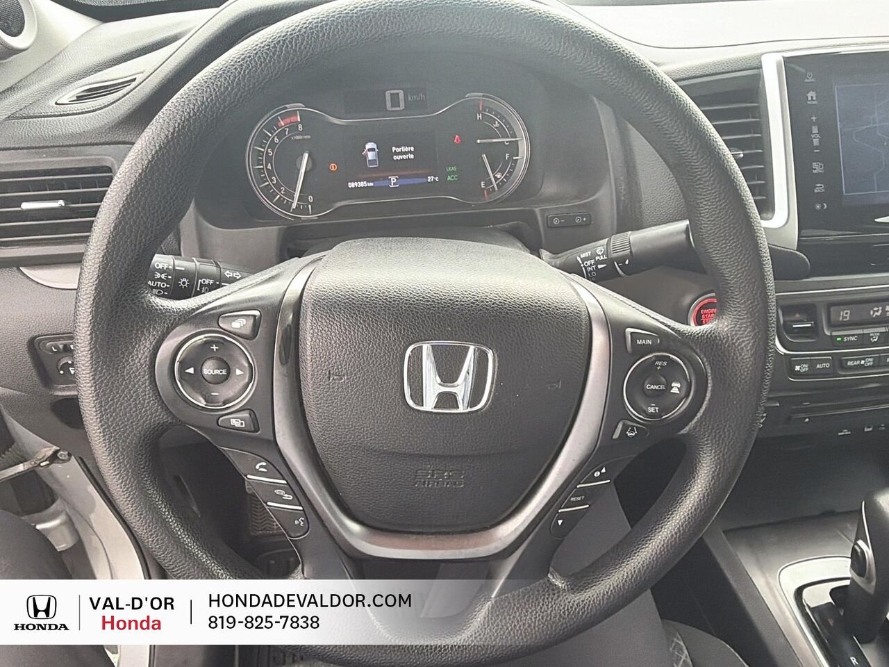 Honda Ridgeline Sport AWD 2019 Argent Val-d'Or - photo #7