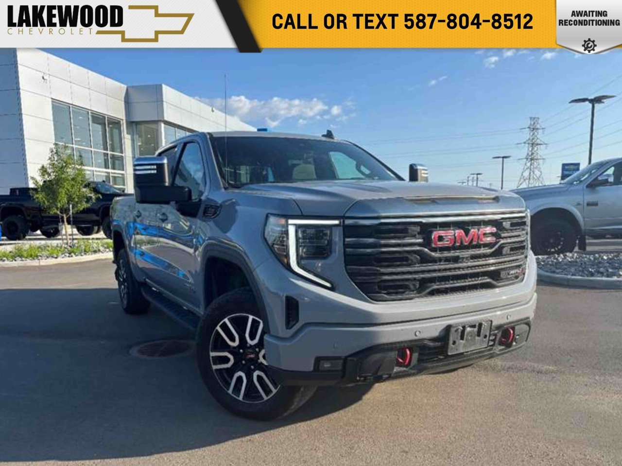 2024 GMC Sierra 1500 4WD Crew Cab 147 AT4 Grey Sherwood Park - photo #0