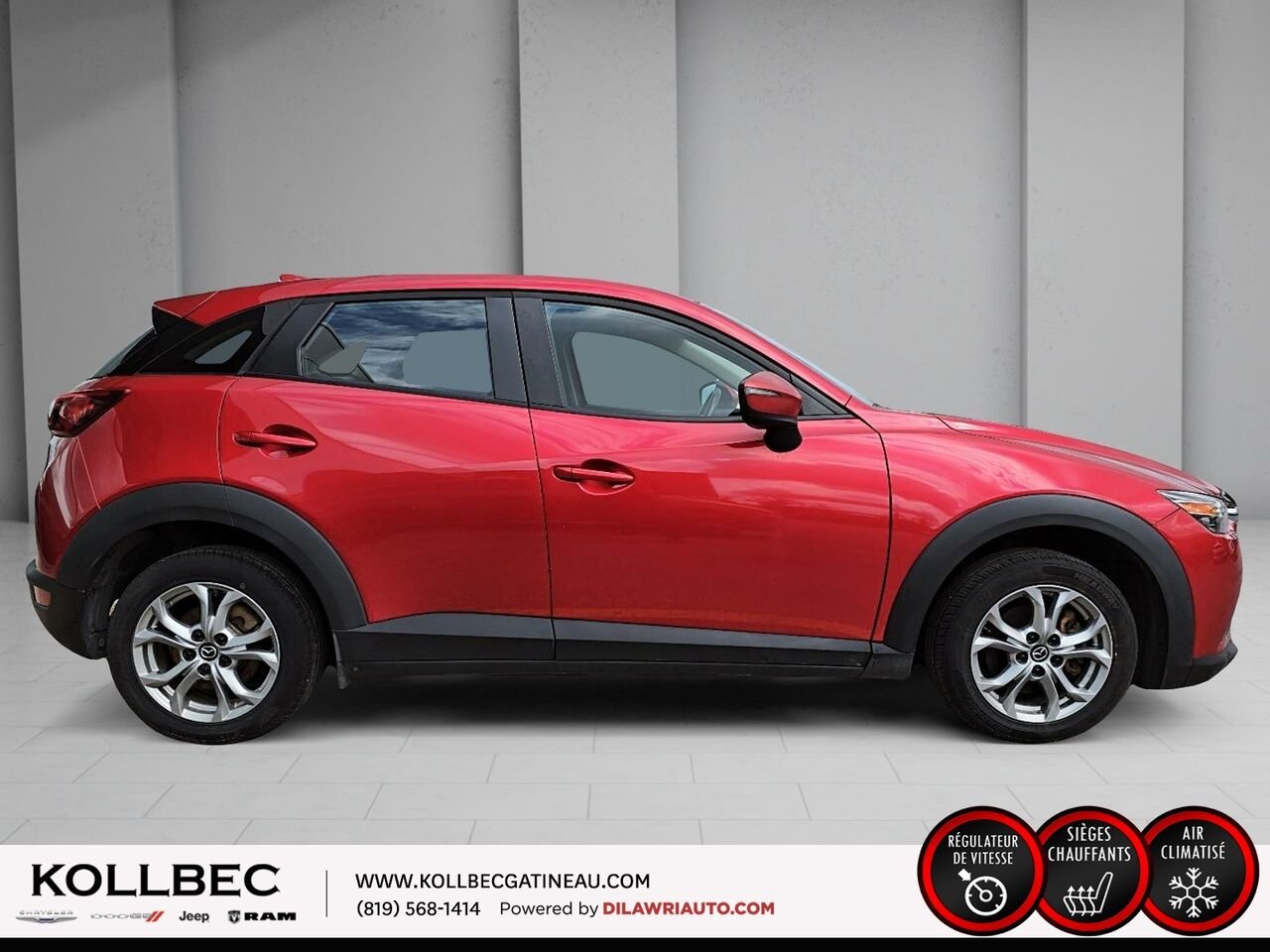 2016 MAZDA CX-3 26102 | GS FWD Red Gatineau - photo #13