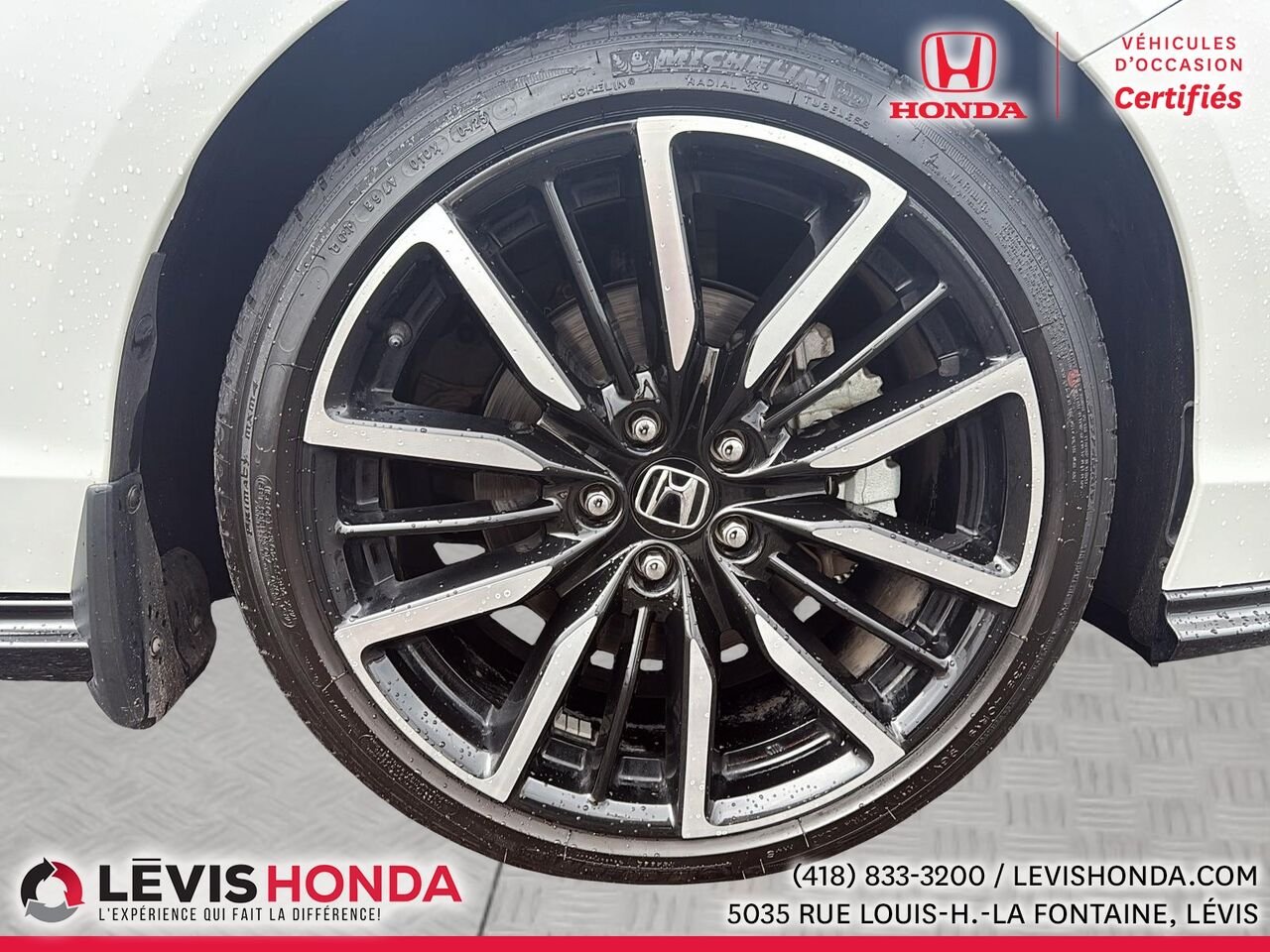Honda Accord Hybride Touring Touring CVT 2023 Blanc Lévis - photo #14