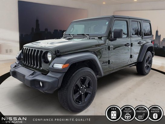 2023 Jeep Wrangler SPORT ALTITUDE | 4X4 | UCONNECT | 46000KM Green