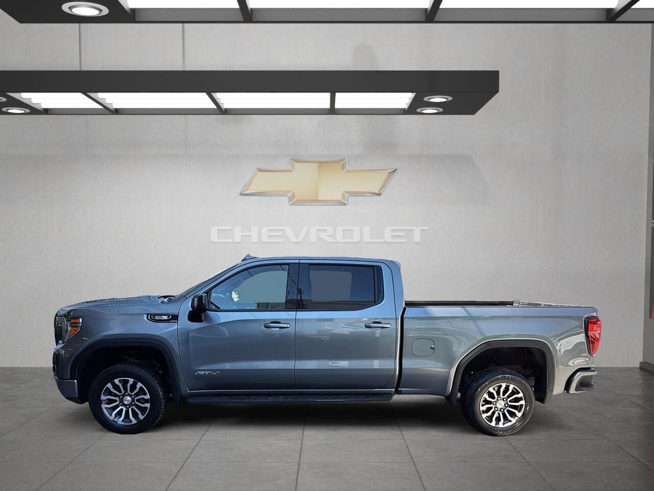GMC SIERRA 1500 AT4 2021 Gris Saint-Hyacinthe - photo #4