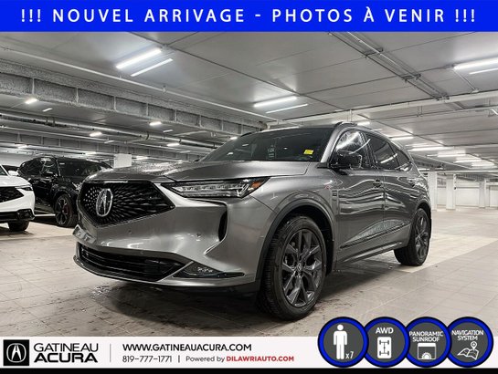 Acura MDX *** UN PROPRIO + CLEAN CARFAX *** 2023 Gris
