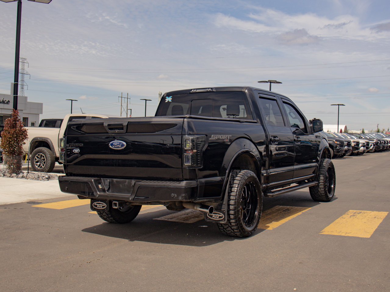 2016 Ford F-150 4WD SuperCrew 145 XLT Black Sherwood Park - photo #9