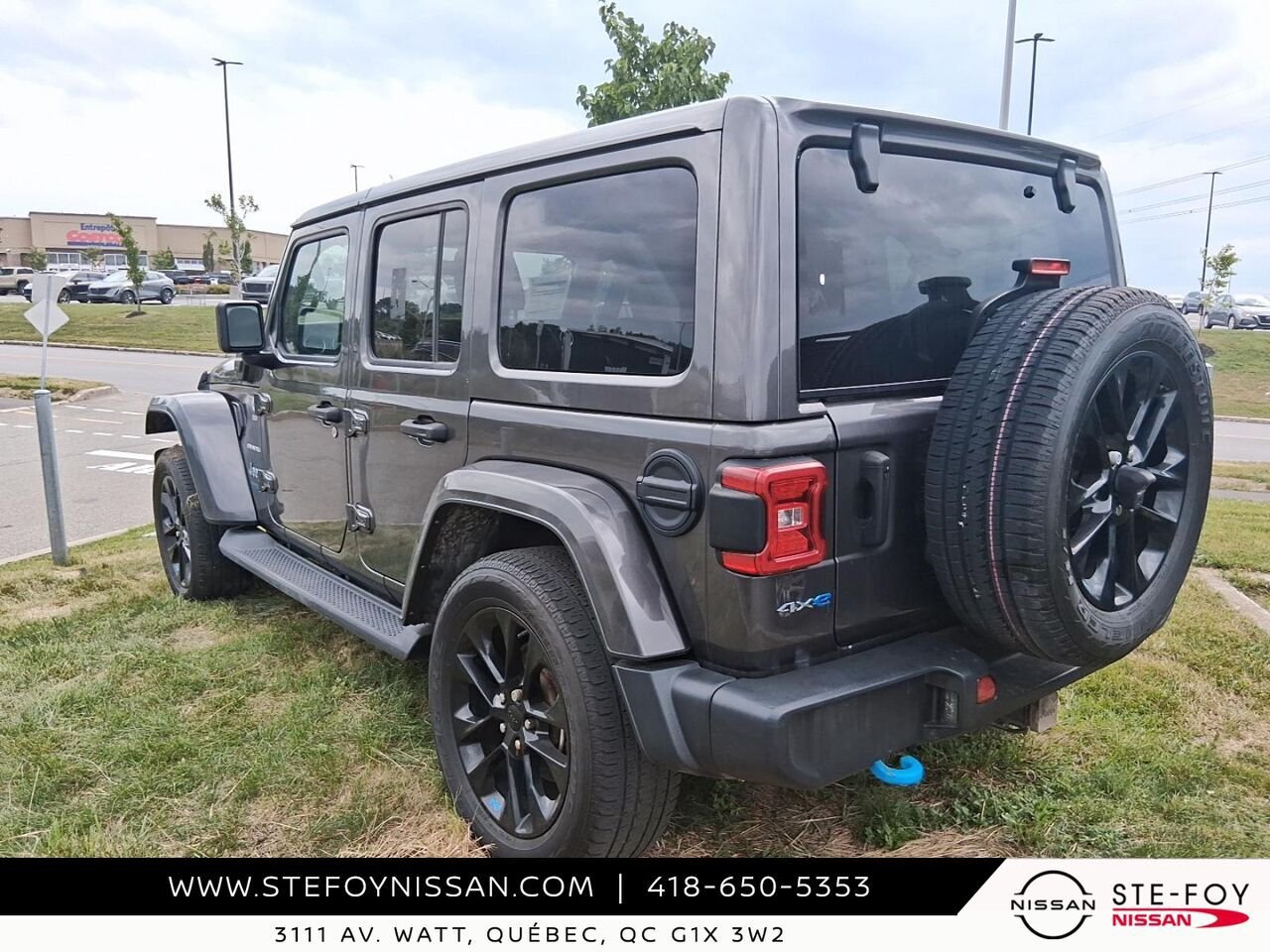 Jeep WRANGLER 4XE UNLIMITED COLD WEATHER GROUP 2022 Blanc Ste-Foy - photo #1