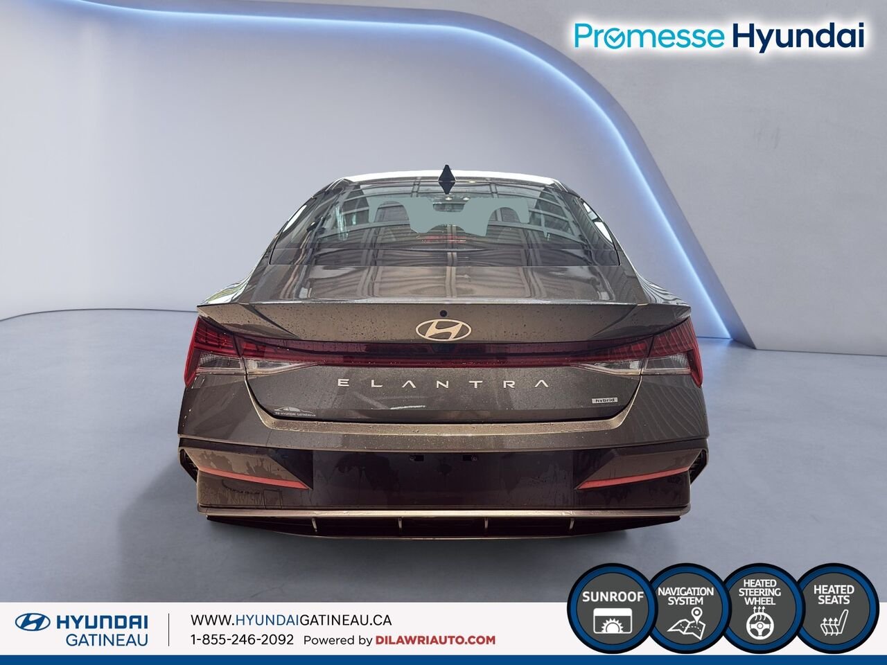 Hyundai Elantra hybride 2026 Gris Gatineau - photo #2