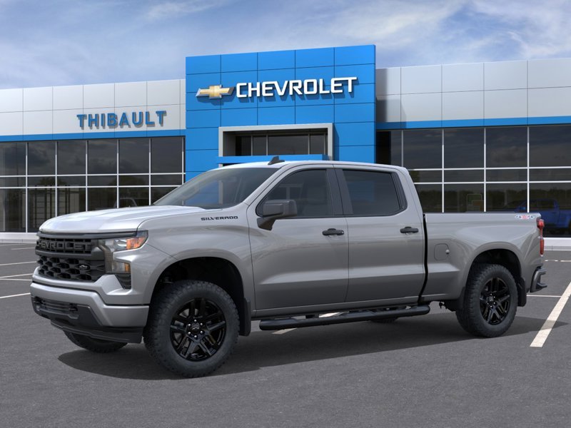 CHEVROLET Silverado 1500 Custom cabine multiplace 4RM 157 po 2026 GRIS STERLING METALLISE
