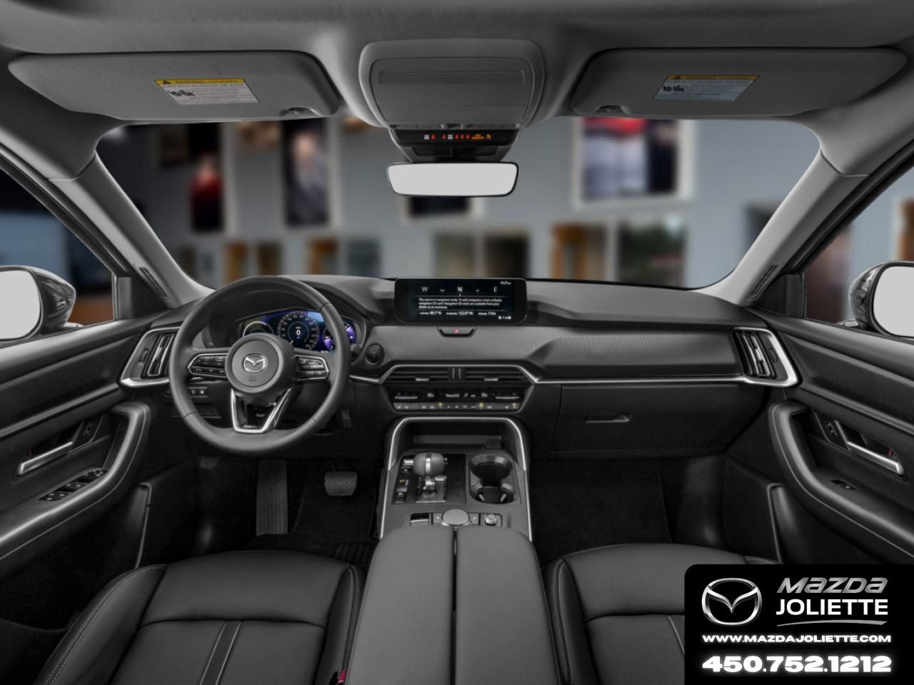 MAZDA CX-90 hybride rechargeable 2026 Blanc rhodium métallisé Notre-Dame-des-Prairies - photo #12