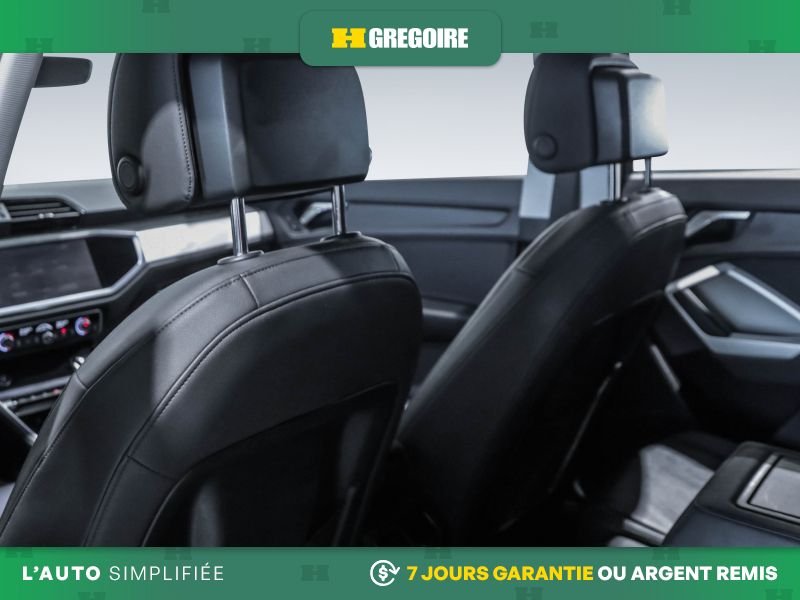 Audi Q3 821489 | Komfort AWD AUTO AC CUIR TOIT MAGS CAM RECULE 2021 Gris Laval - photo #22