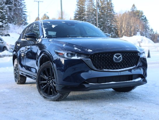 Mazda CX-5 Sport design Turbo, AWD, Sièges en cuir, Volant chauffant, Toit ouvrant 2024 Bleu