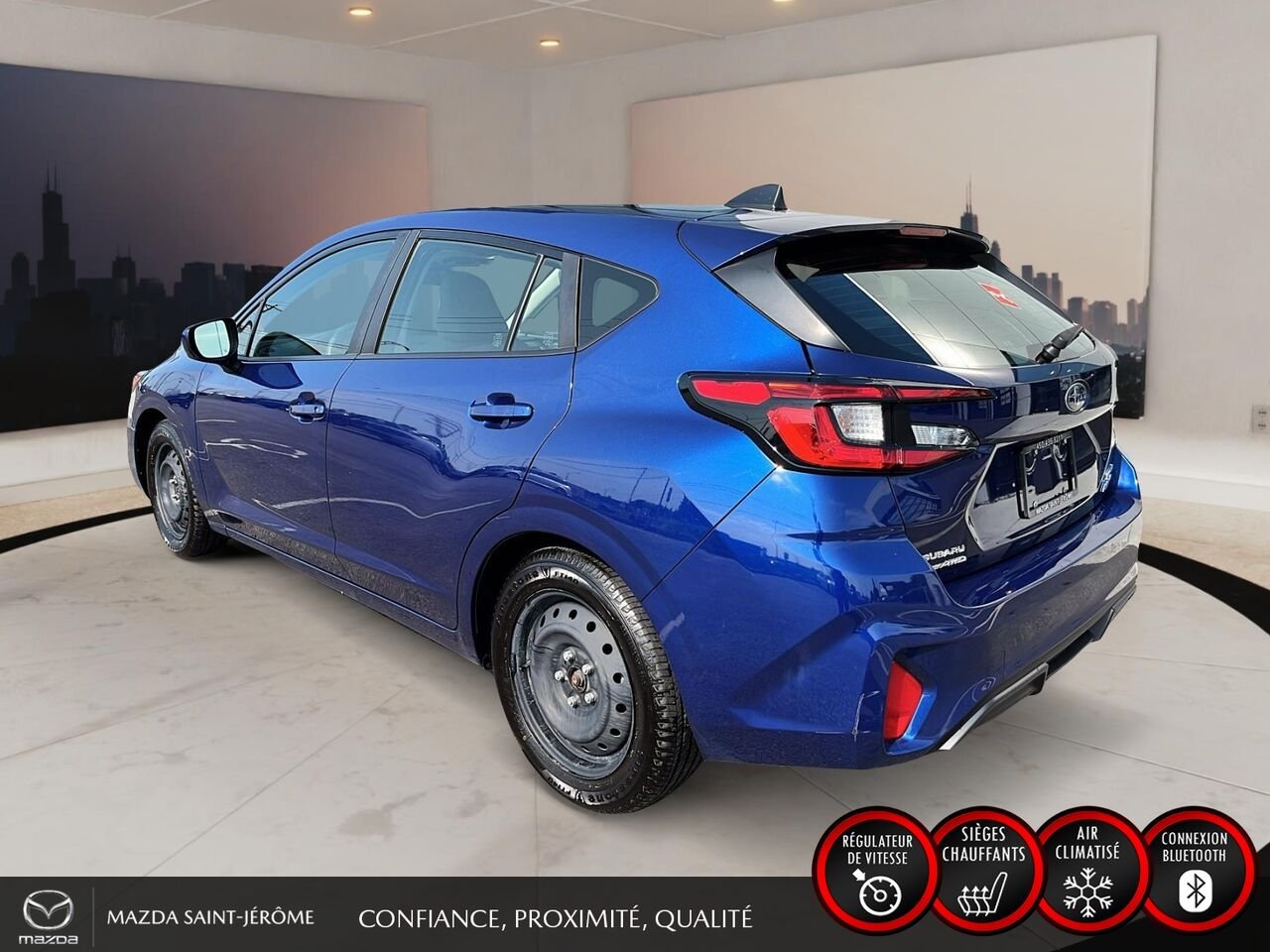 2024 Subaru Impreza HATCHBACK | AWD | A/C | CLEAN CARFAX | Blue Saint-Jérôme - photo #8