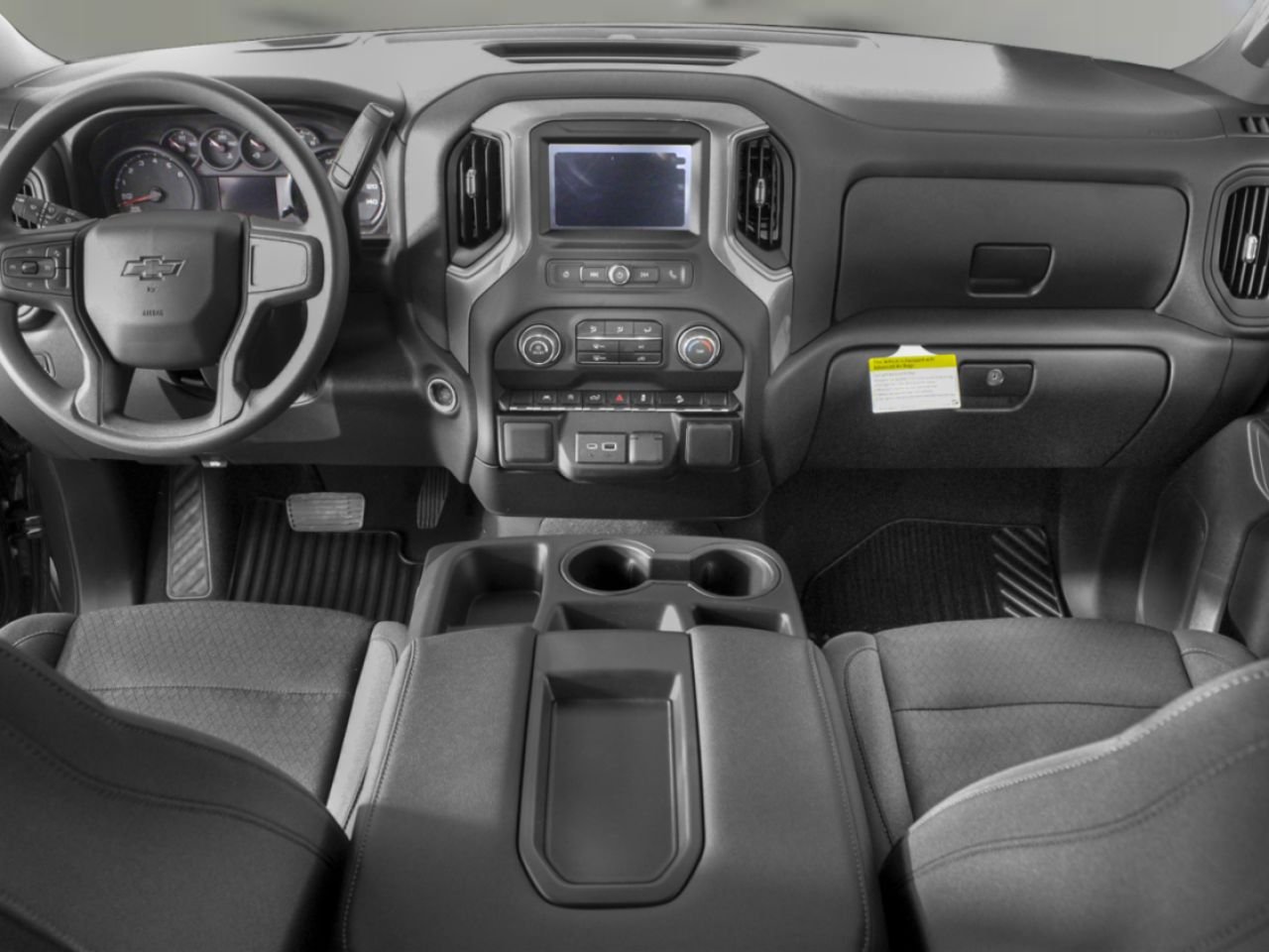 2026 CHEVROLET Silverado 1500 K1500 SILVERADO CREW CAB CUSTOM TRAIL BOSS STD/BOX (2CX) BLACK Rivière-du-Loup - photo #2