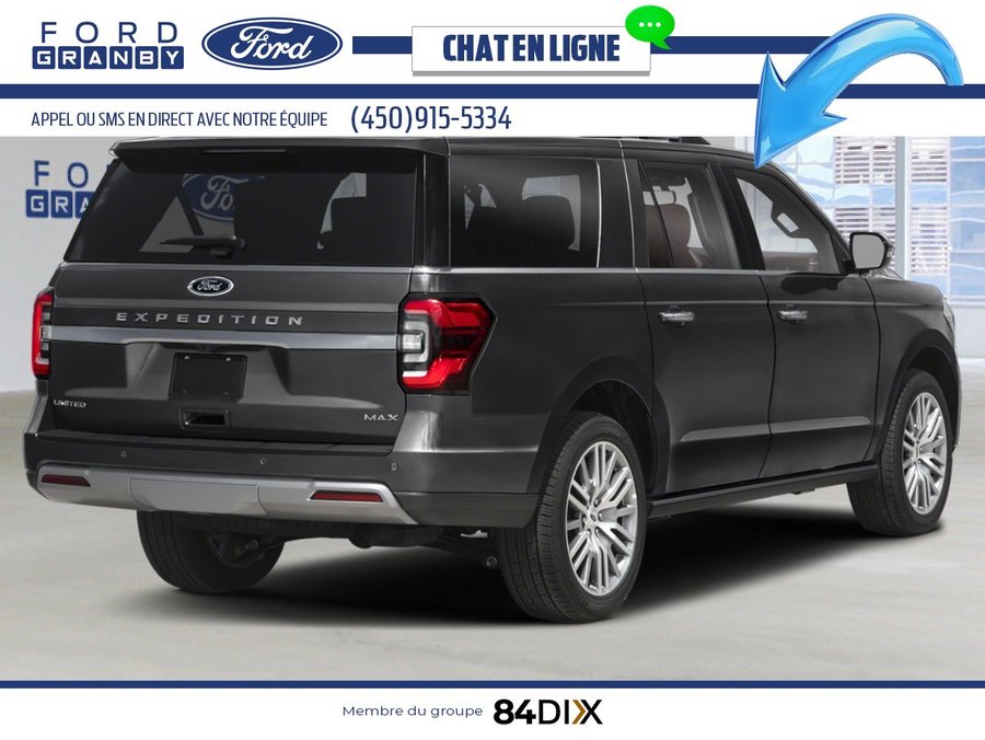 Ford Expedition Limited Max 4x4 2022 Noir agate