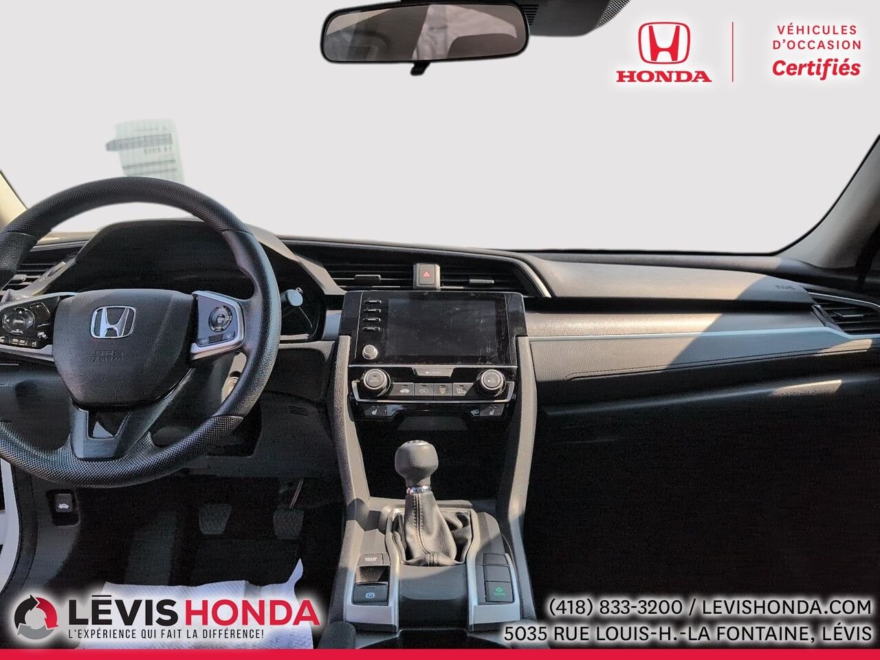 Honda Civic LX LX BM 2019 Blanc Lévis - photo #18
