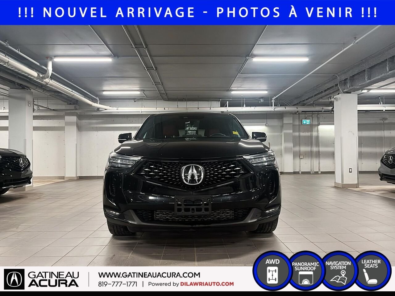 2023 Acura RDX A-Spec SH-AWD Black Gatineau - photo #1