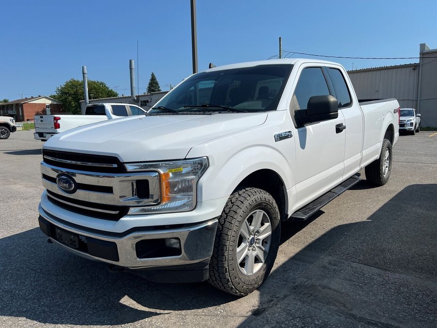 Ford F-150 XLT cabine double 4RM caisse de 8 pi 2019 Blanc