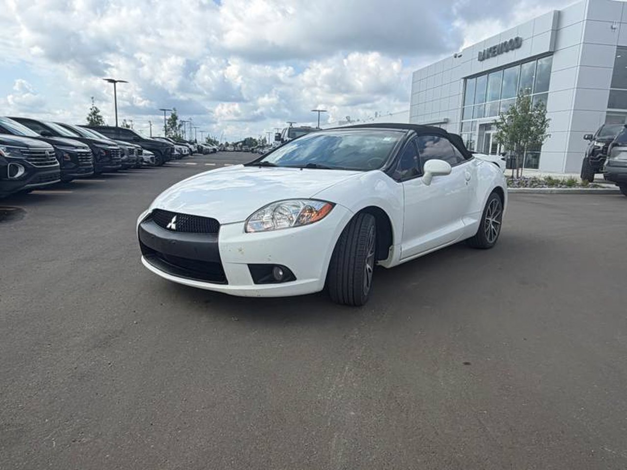 2012 Mitsubishi Eclipse 2dr Spyder Auto GS Northstar White Sherwood Park - photo #2