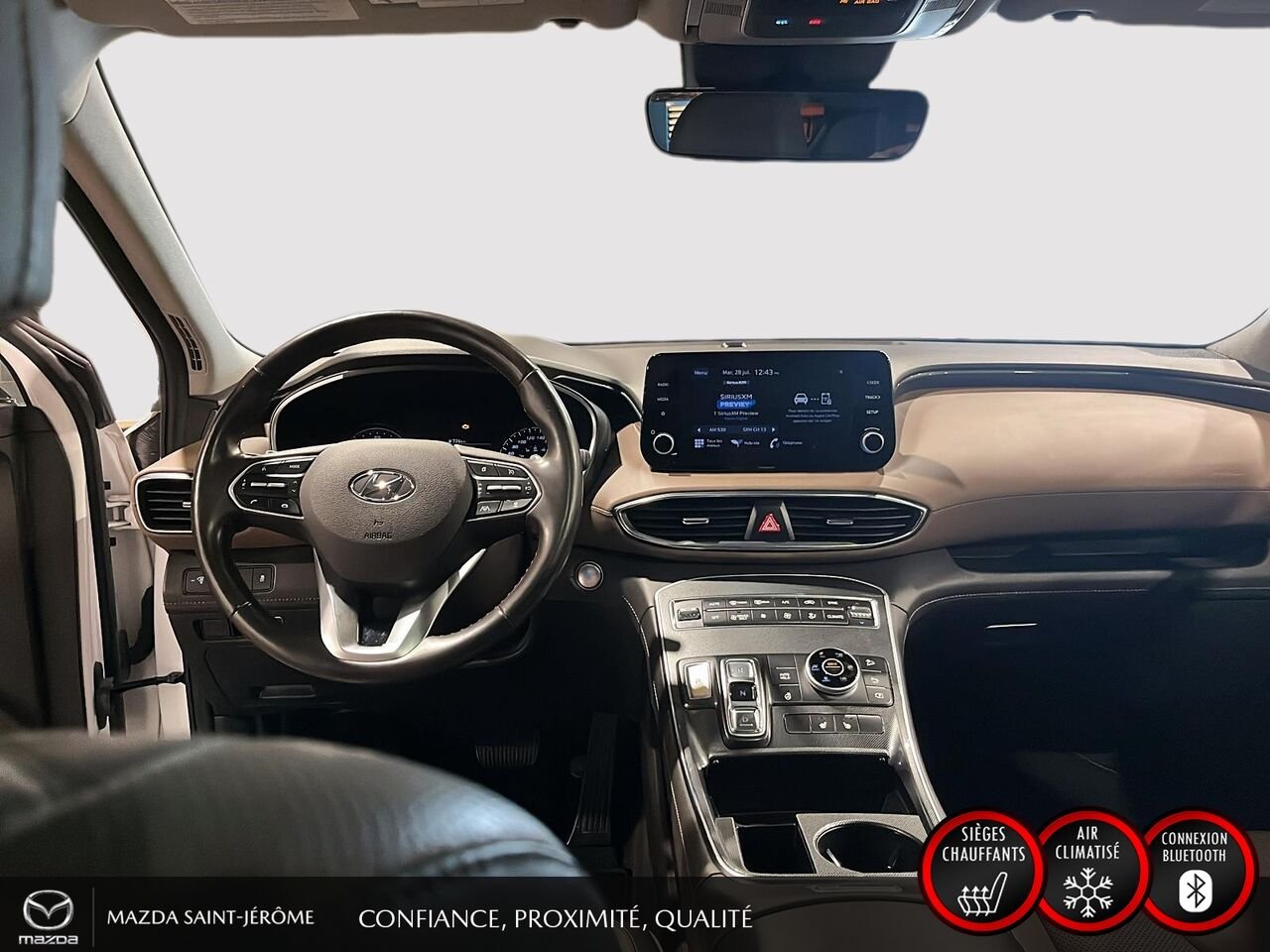 2022 Hyundai Santa Fe Hybrid TOIT PANORAMIQUE | CUIR | AWD | White Saint-Jérôme - photo #22