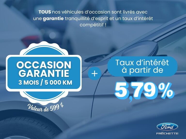 Garantie véhicules d'occasion